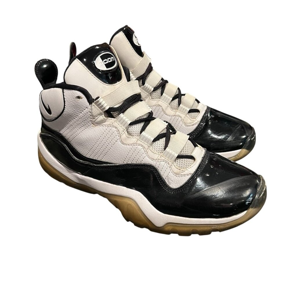 Nike 'ZOOM PHENOM' White/Black Basketball Shoes Men’s Size 11 377391-101 Used